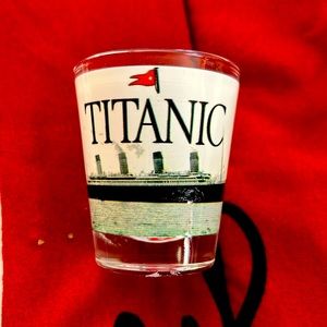 Titanic shot glass